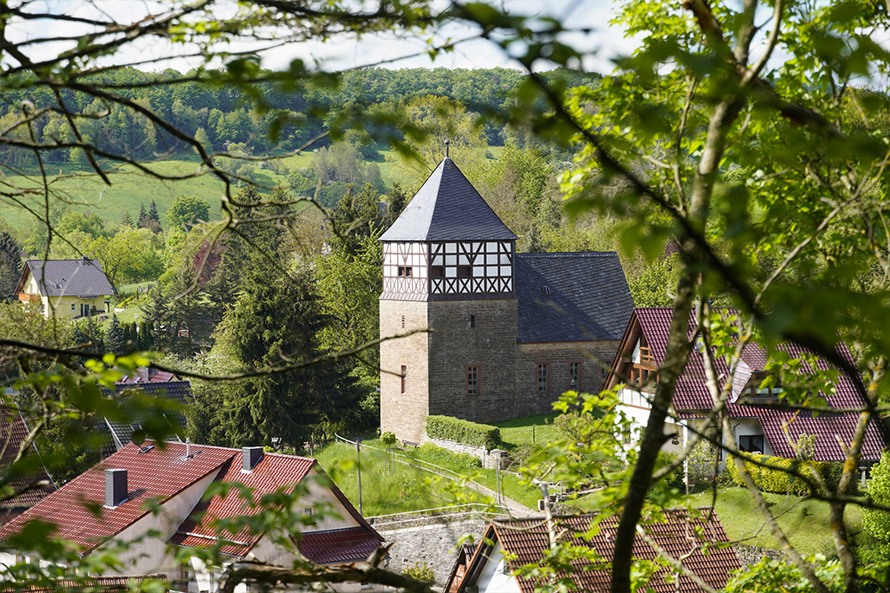 Grillenberg - Stadtansicht Dorfkirche