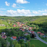 Grillenberg - Stadtansicht Drohne