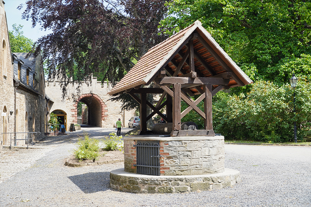 Mansfeld - Innenhof Schloss Mansfeld
