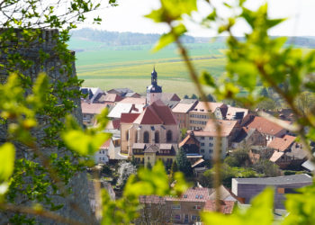 Mansfeld - St. Georgs Kirche Aus Der Vogelperspektive