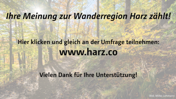 Mansfeld-Südharz - Gästebefragung zur Harzer Wanderregion