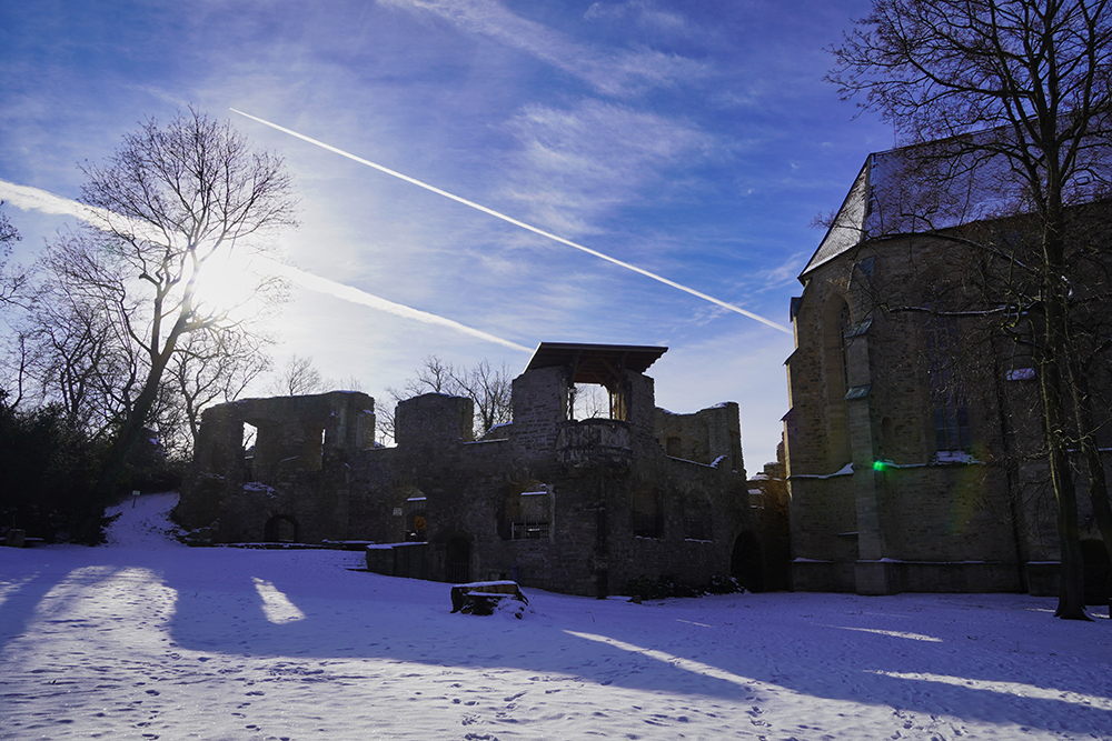 Mansfeld - Innenhof Schloss Mansfeld