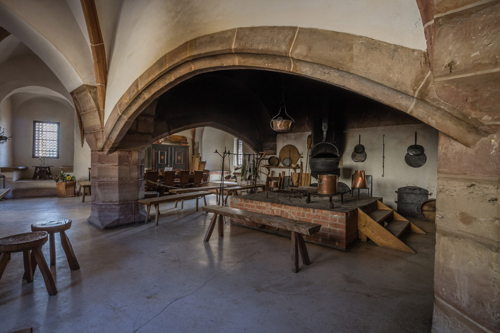 Burg und Schloss Allstedt (in der Nähe von Sangerhausen) - Küche