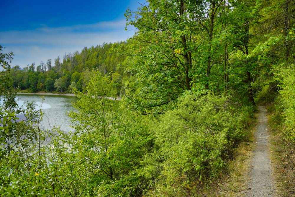 Wandern in Sangerhausen Talsperre Wippra, Wippertalsperre