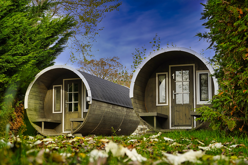 Seegebiet Mansfelder Land - Seeburg Campingplatz Am Süssen See - Schlaffässer