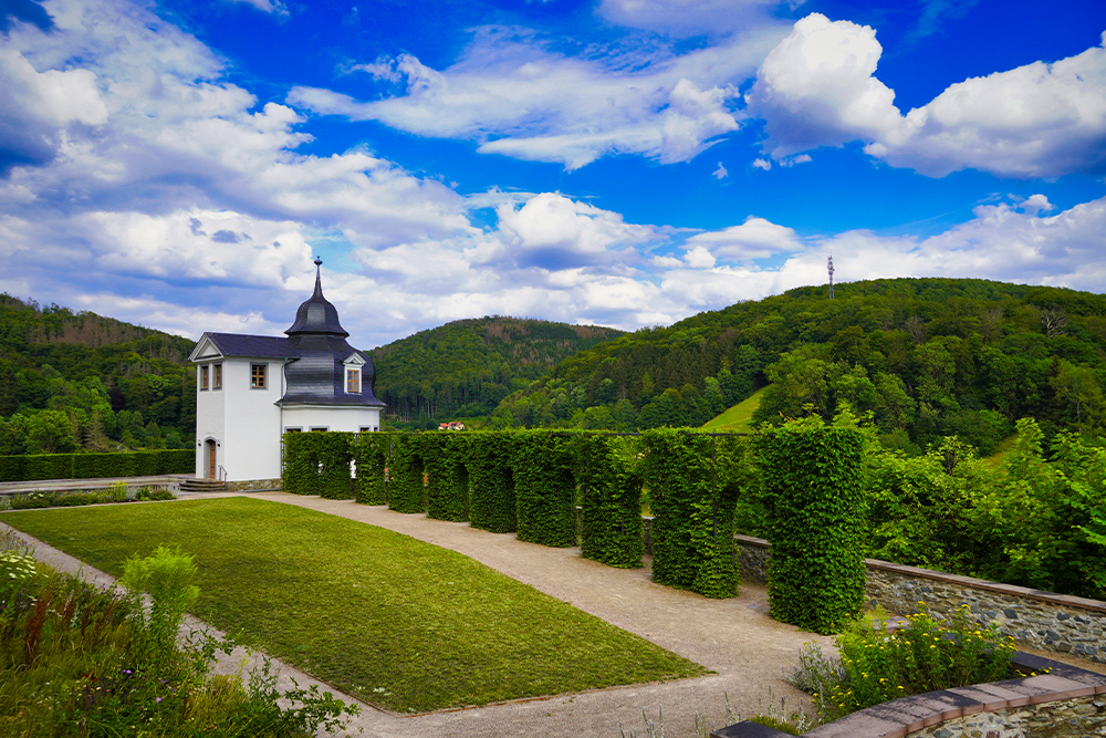 Stolberg (Harz) - Schlossgarten Schloss Stolberg