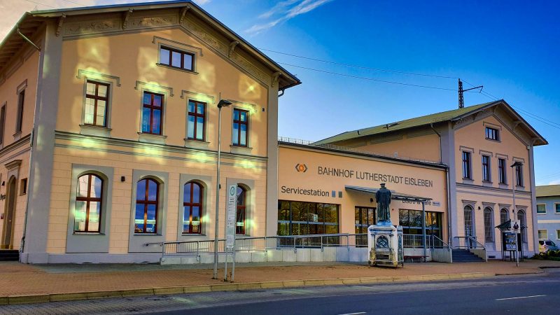 Anreise & Mobilität - Bahnhof Lutherstadt Eisleben